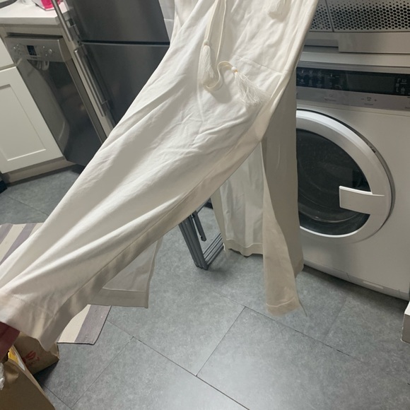 Cotton dress with embroidered belt - TORY BURCH - Picture 5 of 5